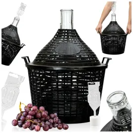 balon-na-wino-15l-cydr-w-koszu-gasior-do-wina-15-l-zestaw-korek-rurka