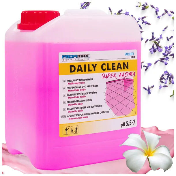 Płyn do Podłóg Super Aroma Mydło Marsylskie Bez Smug Zapas 5l
