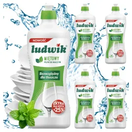 plyn-do-mycia-naczyn-ludwik-mietowy-wydajny-gesty-usuwa-tluszcz-5x1l