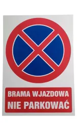 tablica-tabliczka-pcv-25-x-35-cm-brama-wjazdowa-nie-parkowac