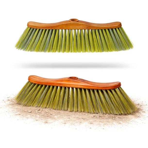 SZCZOTKA DOMOWA MIOTŁA MIRELLA UNIWERSALNA DREWNIANA OPRAWA WŁOSIE PLASTIK