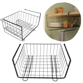 polka-metalowa-z-wieszakami-organizer-kosz-zawieszany-pod-polke-do-kuchni