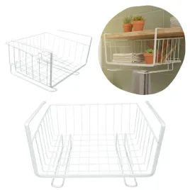 polka-metalowa-z-wieszakami-organizer-kosz-zawieszany-pod-polke-do-kuchni