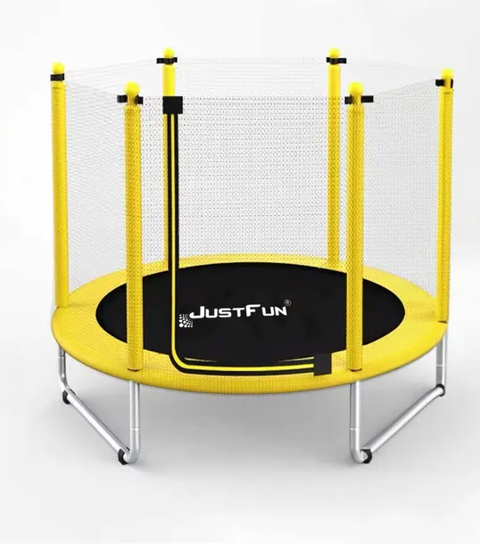 TRAMPOLINA Ogrodowa Domowa DLA DZIECI 152 CM JUST FUN YELLOW