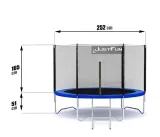 trampolina-ogrodowa-just-fun-8ft-252cm-blue-stan-nowy