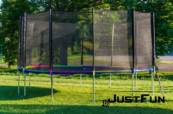 trampolina-just-fun-12ft-374cm-multicolor-stan-nowy-marka-just-fun