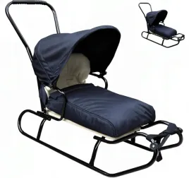 polskie-sanki-5w1-sanki-spiworek-pchacz-oparcie-budka-granatowe