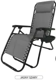 lezak-wzmacniany-zero-gravity-szary-x2-stan-nowy-szerokosc-krotszy-bok-65-cm