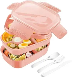 sniadaniowka-lunchbox-z-przegrodkami-pietrowy-pojemnik-xxl-sztucce-rozowy
