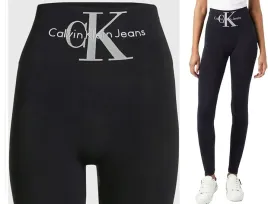 ck-calvin-klein-leginsy-damskie-microfiber-black-s