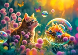 puzzle-500-ukladanka-zwierzeta-kot-kotki-kwiaty-motyle-laka-banki-9-castor