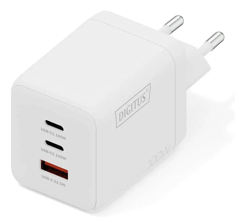 digitus-ladowarka-usb-gan-100w-2x-usb-c-1x-usb-a