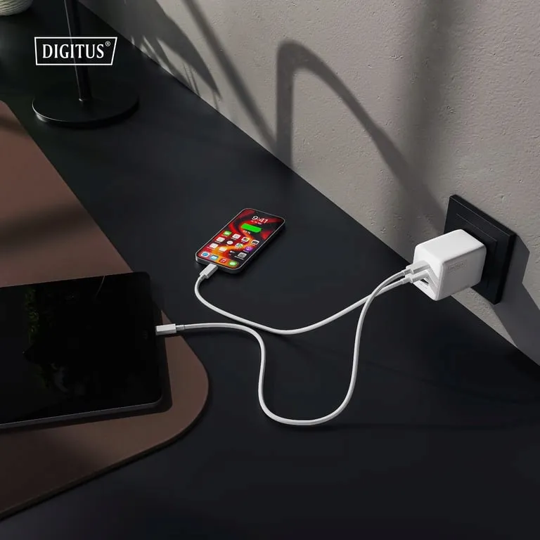 digitus-ladowarka-usb-gan-100w-2x-usb-c-1x-usb-a