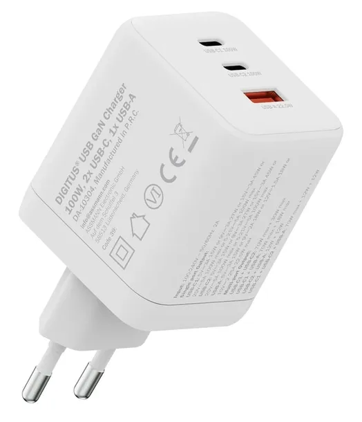 digitus-ladowarka-usb-gan-100w-2x-usb-c-1x-usb-a