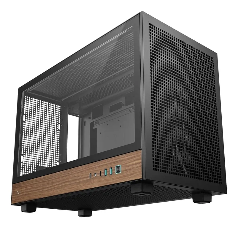 deepcool-ch260-wood-micro-tower-czarny-drewno
