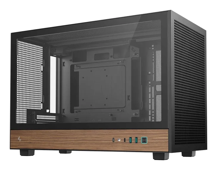 deepcool-ch260-wood-micro-tower-czarny-drewno