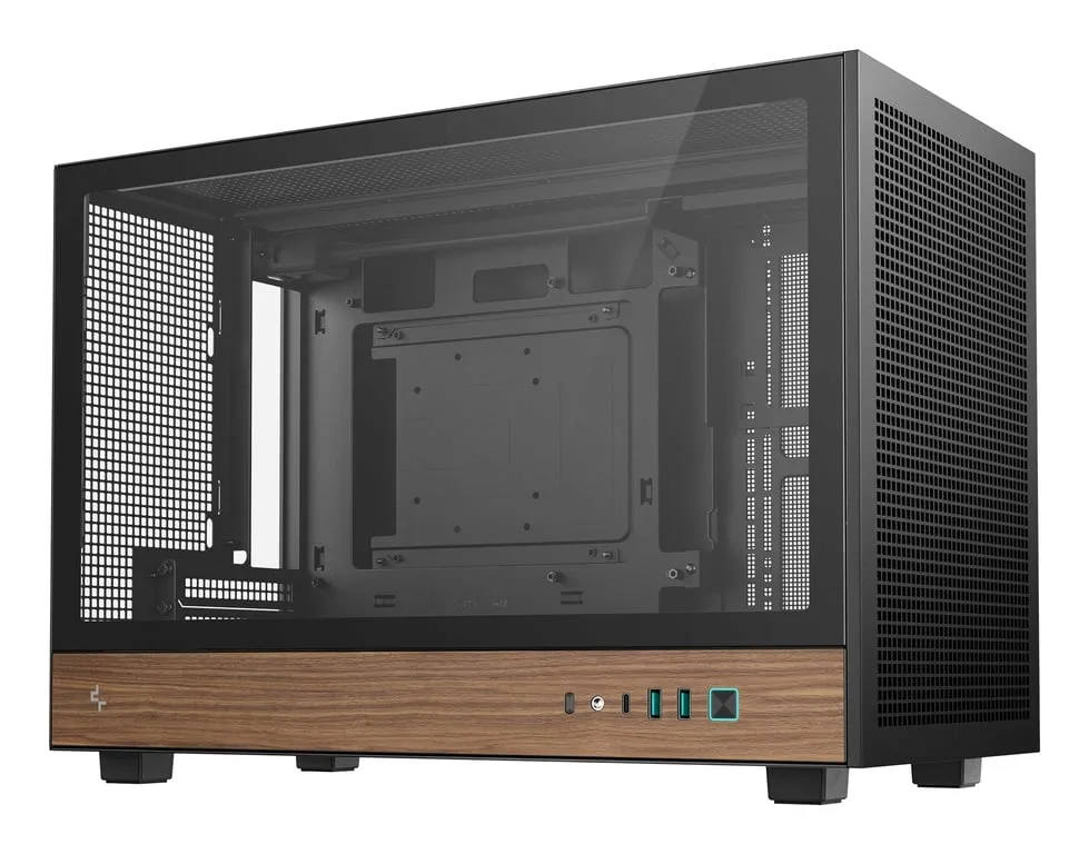 deepcool-ch260-wood-micro-tower-czarny-drewno