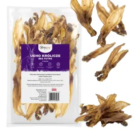 przysmak-dla-psa-ucho-krolicze-bez-futra-100percent-naturalny-gryzak-20-sztuk