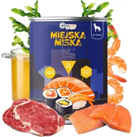 gaczoo-miejska-miska-karma-mokra-dla-psa-sushi-z-lososiem-style-400g