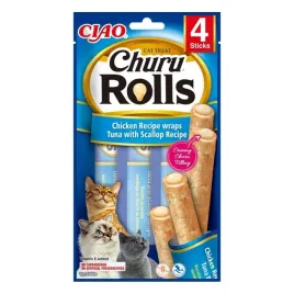inaba-churu-rolls-przysmak-dla-kota-kurczak-tunczyki-przegrzebki-4x10g