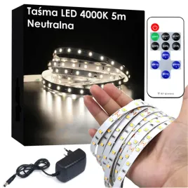 zestaw-tasma-led-4000k-neutralna-5m-tasma-zasilacz-pilot-sterownik