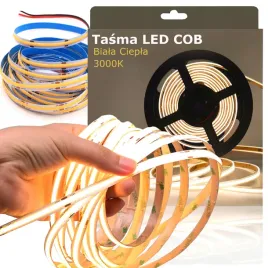 tasma-led-cob-5m-320led-m-3000k-biala-ciepla-900lm-bardzo-mocna-mocny-klej