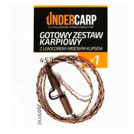 undercarp-gotowy-leadcore-z-mocnym-klipsem-brazowy