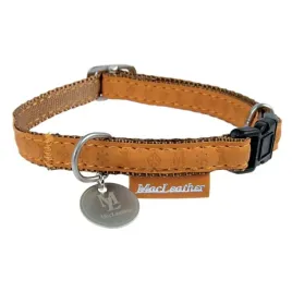 obroza-dla-psa-regulowana-mac-leather-25mm-zolta
