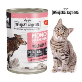 mokra-karma-dla-kota-wolowina-mono-wiejska-zagroda-400g-hipoalergiczna