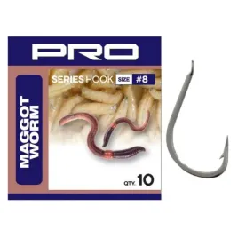 flagman-haczyki-pro-hooks-maggot-worm-10-10szt