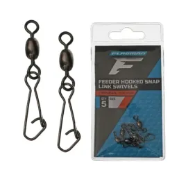 flagman-kretlik-z-agrafka-feeder-hooked-link-snap-swivel-m-5szt