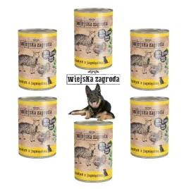 karma-mokra-dla-psa-indyk-jagnie-6x400g-wiejska-zagroda-pokarm