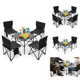 zestaw-turystyczny-5w1-stolik-4-krzesla-skladany-czarny-wedkarski