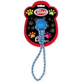 zabawka-dla-psa-pilka-na-sznurze-gryzak-niebieski-40cm-pet-nova
