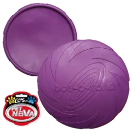 zabawka-dla-psa-gumowy-dysk-frisbee-22cm-gryzak-fioletowy-do-rzucania