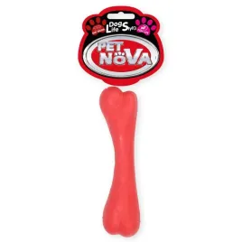 zabawka-dla-psa-kosc-gumowa-aromat-wolowiny-czerwona-12cm-pet-nova