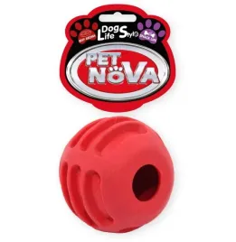 zabawka-dla-psa-pilka-na-przysmaki-kula-smakula-czerwona-6cm-pet-nova