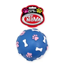 zabawka-dla-psa-pilka-z-piszczalka-w-lapki-9cm-niebieska-pet-nova