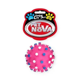 zabawka-dla-psa-pilka-z-piszczalka-piszczaca-7cm-rozowa-pet-nova
