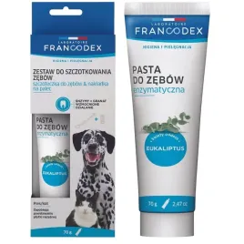 francodex-zestaw-do-szczotkowania-zebow-z-pasta-enzymatyczna-70g