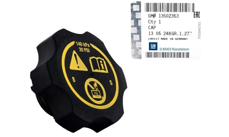 KOREK CHŁODNICY OE ORYGINALNY OPEL ASTRA J K CORSA E ZAFIRA B 13502353