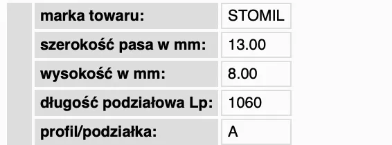 pas-klinowy-a-1060-stan-nowy-numer-katalogowy-oryginalu-a-1060
