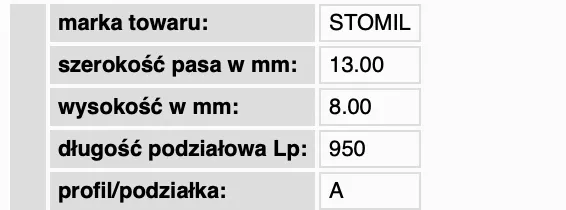 pas-klinowy-a-950-stomil-profil-paska-klasyczny