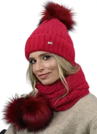 czapkaszalik-pompony-komplet-damski-kolory-al4