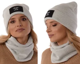 polski-komplet-czapka-beanie-komin-tuba-grafitowy-b4