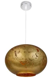 zlota-lampa-wiszaca-zwis-e27-szklo-okrag-kolo