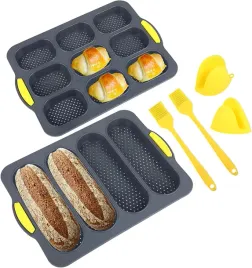 blacha-do-bagietek-z-silikonu-zestaw-2-blachy-z-klipsami-i-pedzlem
