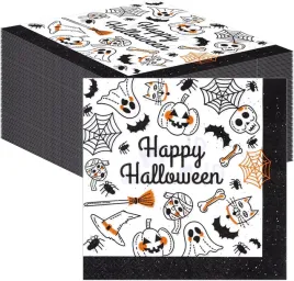 serwetki-halloween-40-sztuk-papierowe-165165-cm-dynia-duch-pajeczyna