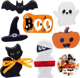 figurki-drewniane-halloween-7szt-duszki-dynia-kot-nietoperz-czarownica