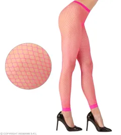legginsy-rozowe-siatka-rajstopy-kabaretki-getry-disco